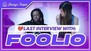 FOOLIO INTERVIEW BEFORE HE PASSED 💔 reveals getting shot at 15 [upl. by Enaj]