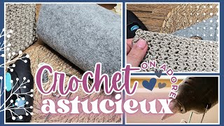 🥳CROCHET SANS COUTURE  L ASTUCE QUI VA VOUS RECONCILIER AVEC LES ACCESSOIRES 🥳🥳🥳MamieCrochet [upl. by Ahtiek]