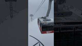 GO BIG RED  The Tram at Jackson Hole Mountain Resort tram snow winter [upl. by Intruok596]