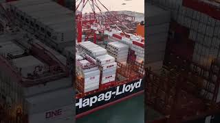 HapagLloyd Ship  Ship Birthing  HapagLloyd Osaka Express  DP World Port [upl. by Ahsienahs25]