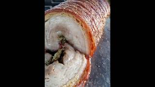 Smoked Pork Belly Porchetta Recipe [upl. by Zelten]