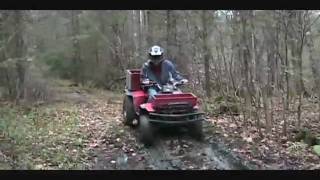 Clearing Trails with the ATV [upl. by Masry460]