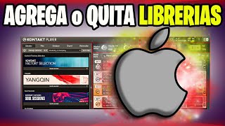 AGREGAR o QUITAR Librería de Kontakt 7 en MacOS 🌟 [upl. by Annaul]