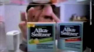 Flavored Alka Seltzer commercial  1988 [upl. by Yxel]