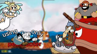 how hard is beating inkwell isle 3 in cuphead using only the peashooter [upl. by Kylynn883]