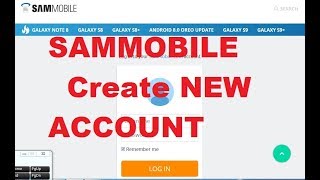 How to register Sammobile account amp flash file download New 2017 [upl. by Ennahoj544]