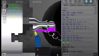 Simulating CNC Gcodes Machining a PAWN [upl. by Roydd]