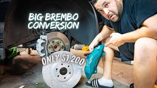 ESCALADE TAHOE YUKON BIG BREMBO CONVERSION KIT SWAP UPGRADE  6 PISTON [upl. by Trebbor454]