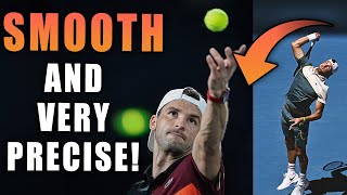 Grigor Dimitrov Serve Analysis Smooth Powerful And Precise [upl. by Clara]