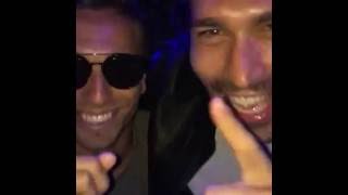 Marco Borriello con il Papu Gomez Papu Dance [upl. by Mizuki]