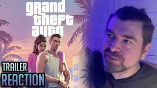 Game Dev reacts to Grand Theft Auto VI Trailer gta6 [upl. by Cirdnek]