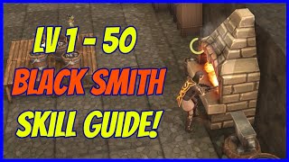 Level 1  50 blacksmith levelling guide brighter shores [upl. by Newg]