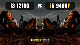 Intel Core i3 12100 vs i5 9400f  9th Gen i5 vs 12th Gen i3  4070 Ti Super [upl. by Akema622]