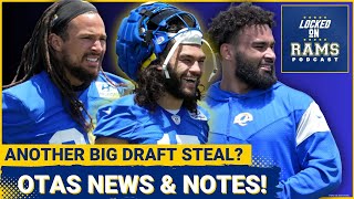 Rams OTAs News and Notes Rookie Standouts Rams Draft Steals Kyren Williams Disrespected amp More [upl. by Cohligan589]