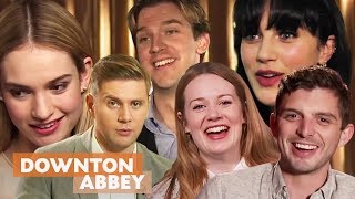 Downton Abbey Cast Lily James Michael Fox Dan Stevens amp More Advice amp Interviews  BAFTA Guru [upl. by Ahteres]