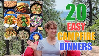 20 Delicious amp Simple Campfire Dinner Ideas [upl. by Torto]