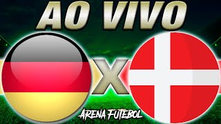 ALEMANHA x DINAMARCA AO VIVO Oitavas de Final Eurocopa  Narração [upl. by Clemmy460]