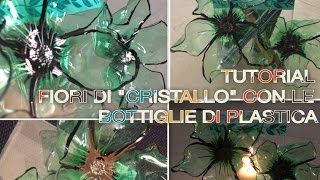 TUTORIAL Fiori di quotcristalloquot con le bottiglie riciclate [upl. by Bosch765]