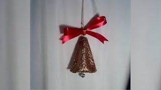 Reciclaje De Cartón Campanitas Navideñas  DIY Recycled Crafts Christmas Bells  EcoDaisy [upl. by Verena]