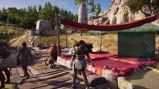 DYE DYE DYE ainigmata ostraka puzzle solution  ACHAIA   Assassins Creed ODYSSEY [upl. by Helve]