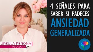 4 señales para determinar si padeces ansiedad generalizada [upl. by Nahor]