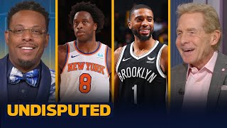 Knicks trade for Mikal Bridges Nets receive haul amp OG Anunoby becomes free agent  NBA  UNDISPUTED [upl. by Nnairam]