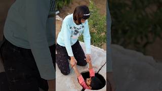 Rishi was rescued from the water tank 🤒🥶😞 shorts funny comedy [upl. by Agn826]