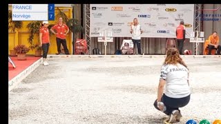 PETANQUE EUROPEAN CHAMPIONSHIP 2024FRANCE vs NORVEGE [upl. by Jasisa553]