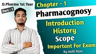 Pharmacognosy Chapter1  DPharma 1st Year Notes  Pharmacognosy Introduction HistoryScope [upl. by Inkster]