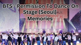 BTS  Permission To Dance On Stage Seoul  Memories  Part 2 방탄소년단  무대 위에서 춤을 출 수 있는 허가 서울 [upl. by Fiden]