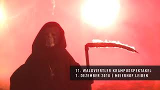 Ankünder Krampusspektakel Leiben [upl. by Brittne]