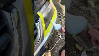 How To Restore Headlights asmr polishing cleaning [upl. by Einre]