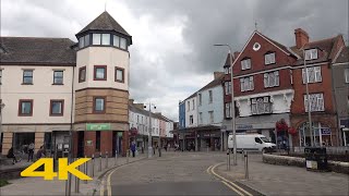 Llanelli Walk Town Centre【4K】 [upl. by Erdnaxela]