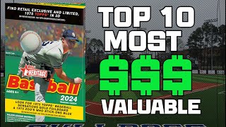 TOP 10 MOST VALUABLE CARDS IN 2024 TOPPS HERITAGE [upl. by Godliman]