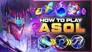 HOW TO PLAY AURELION SOL SEASON 14  NEW Build amp Runes  Season 14 Asol guide  League of Legends [upl. by Kiele]