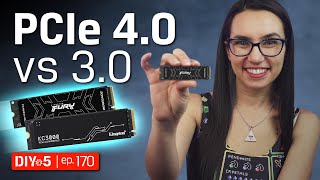 What is the difference between PCIe Gen 3 and PCIe Gen 4  DIY in 5 Ep 170 [upl. by Kanor]