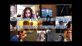 Kingdom Hearts 3 E3 2013 Trailer Reactions Compilation with 28 reaction videos [upl. by Dolora]