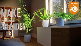 How to make realistic plants in Blender  Part 1 modeling [upl. by Redmer949]