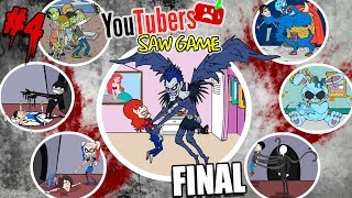 ESTE ES EL FINAL SALVEMOS A LOS YOUTUBERS  Ep4  YOUTUBERS SAW GAME 2 [upl. by Eitnom]