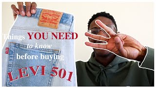 3 Things YOU NEED to know before buying Levis 501s  Americana 101 [upl. by Idieh]