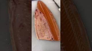 HERES HOW I FILLET SALMON fish salmon fishfillet [upl. by Taub822]