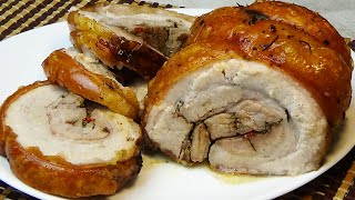 COME FARE LA PORCHETTA  Ricetta Croccante di Arrosto di Maiale [upl. by Henrie]