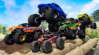 Monster Trucks Mud Battle 25  Beamng drive [upl. by Kristina]