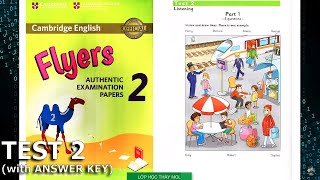 Flyers 2 TEST 2 Authentic Examination Papers  Listening Tests 2 ĐÁP ÁN trong phần mô tả [upl. by Elyl]