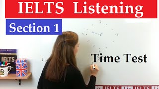 IELTS Listening Section 1 Time Test [upl. by Kilar]