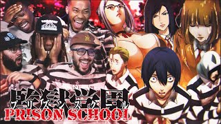 Prison School Ep 1 amp 2 Reaction Our new favorite obsession 😍 [upl. by Seigel]