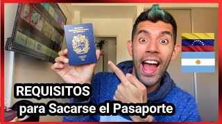 ¿Cómo sacar el PASAPORTE VENEZOLANO desde Argentina 🇻🇪 🇦🇷  Topomagico [upl. by Mikkanen]