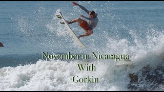 Surfing Paradise Unleashed Gorkin at The Boom in Nicaragua [upl. by Lenahc987]