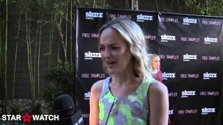 Jess Weixler red carpet interview at quotFree Samplesquot premiere [upl. by Giesecke]