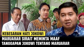 Kebesaran Hati Jokowi Menyikapi Prilaku Maruarar Kepada Gibran Sangat Menyentuh [upl. by Anaeerb862]